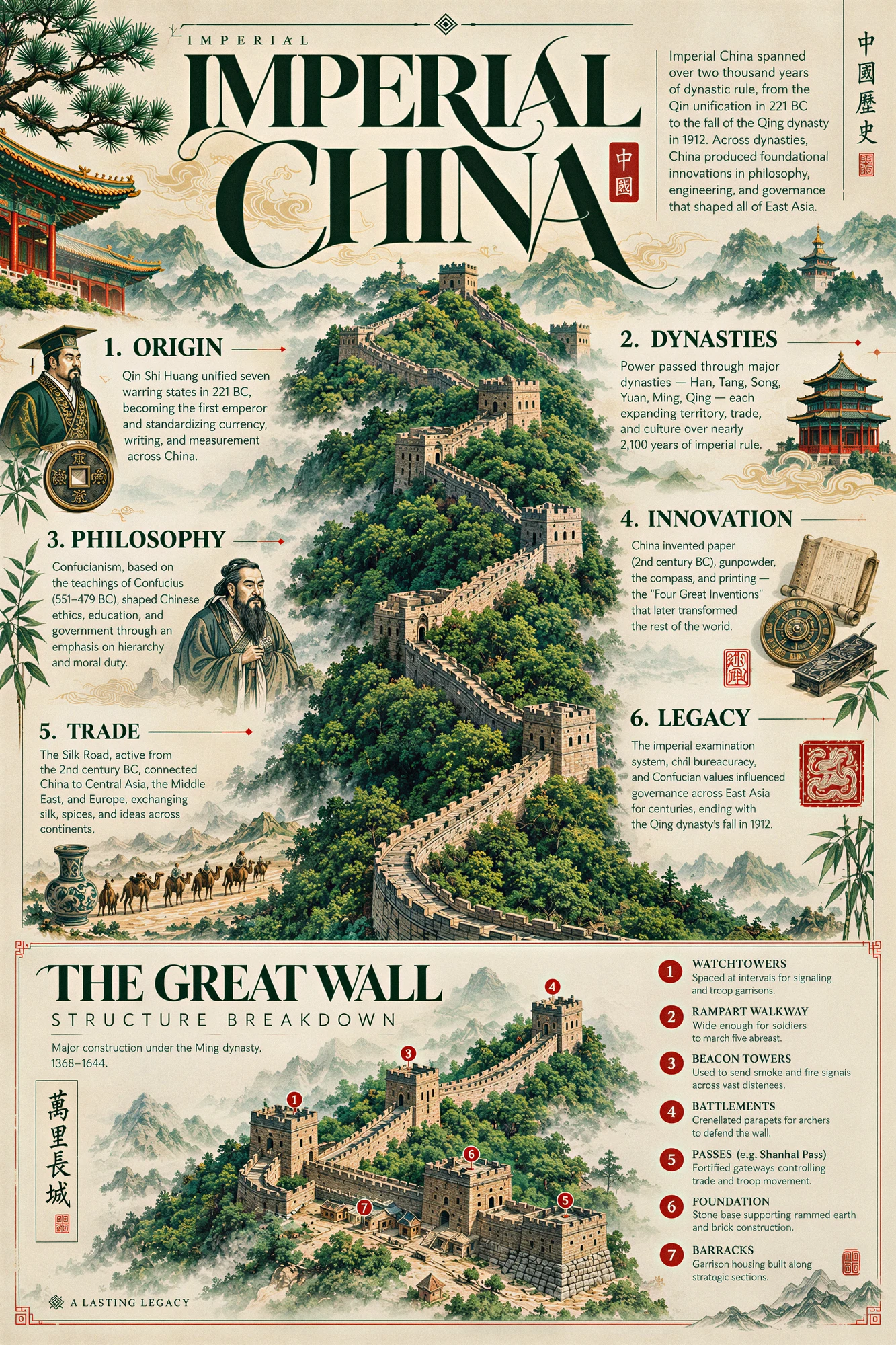 Imperial China / Landscape and architectural study