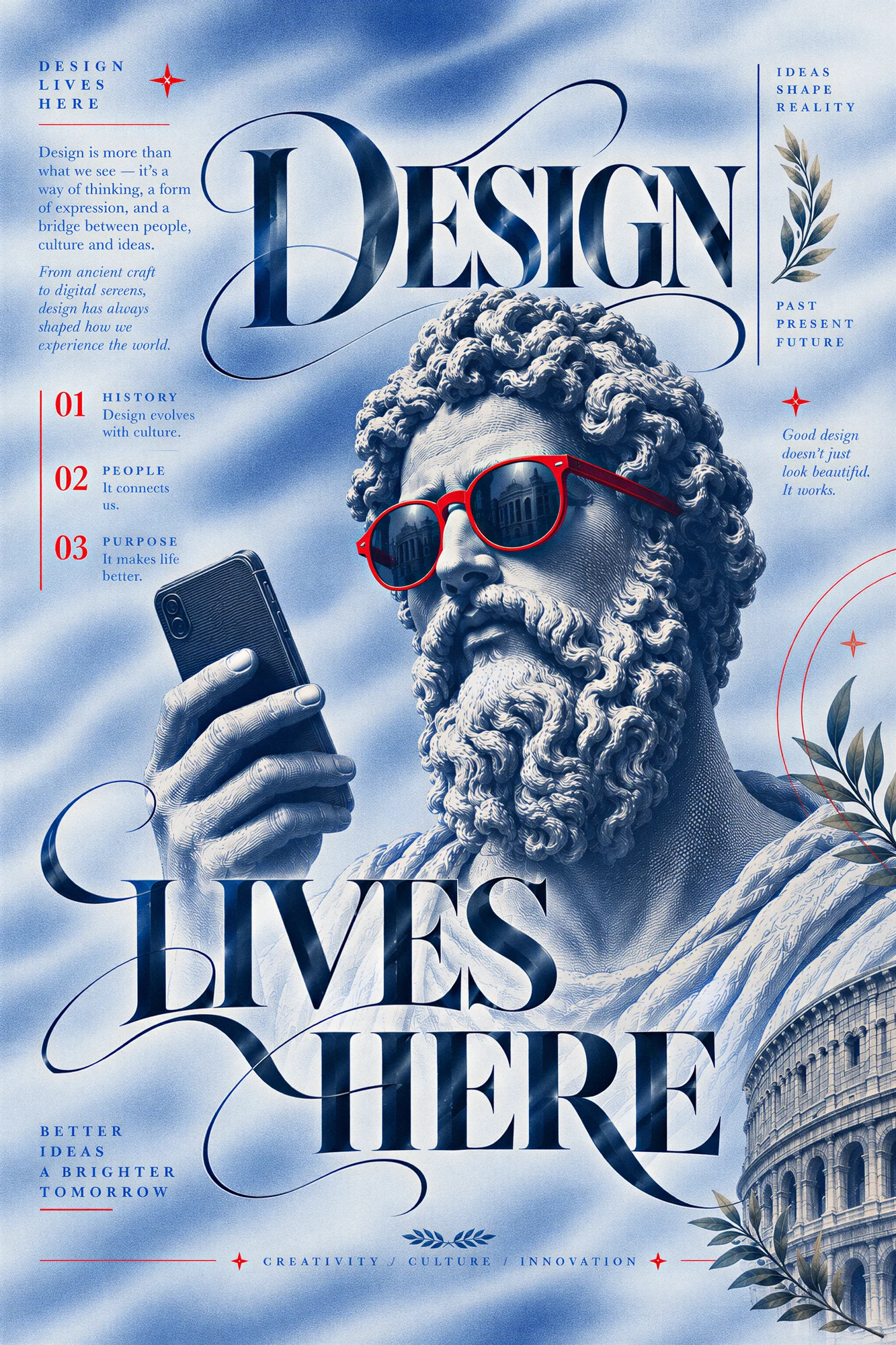 Design Lives Here — Digital AI art