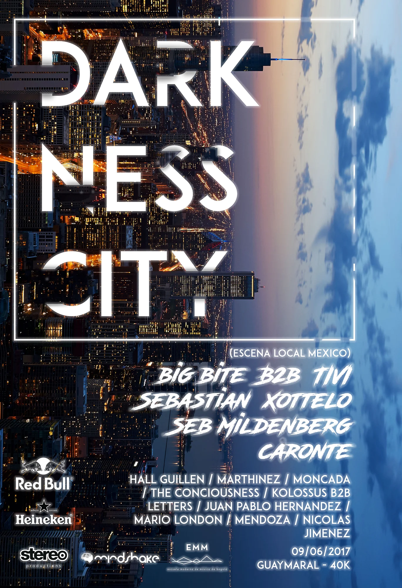 Darkness City / Vertical city composition