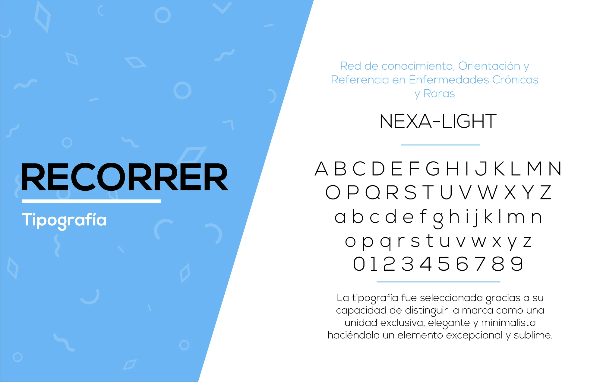 Supporting typography / Nexa Light