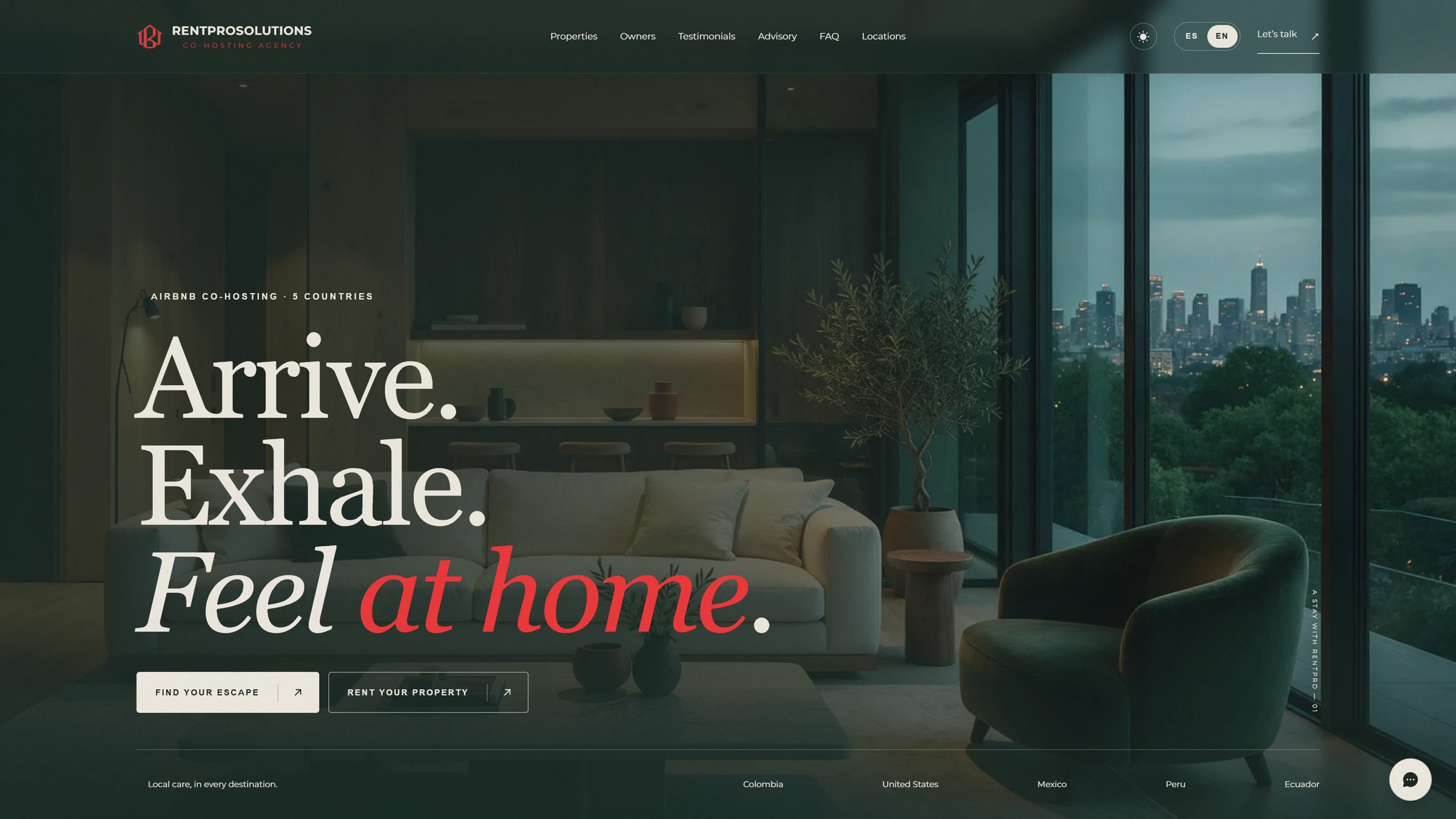 RentProSolutions — live website