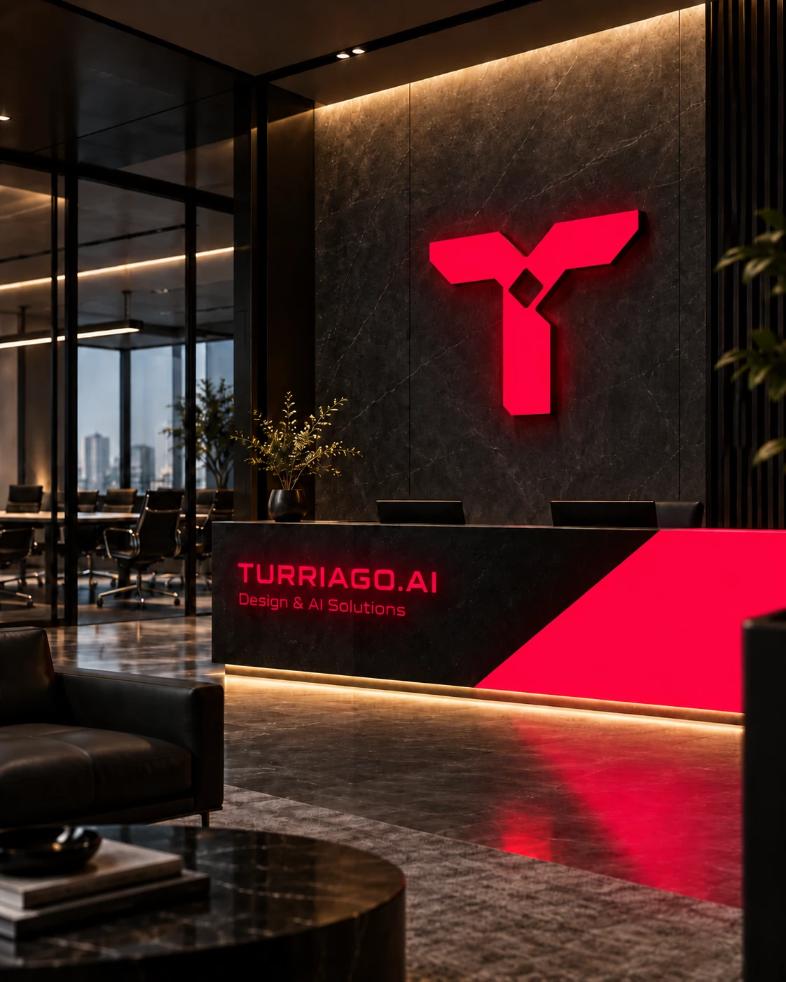Mockup / Studio lobby signage