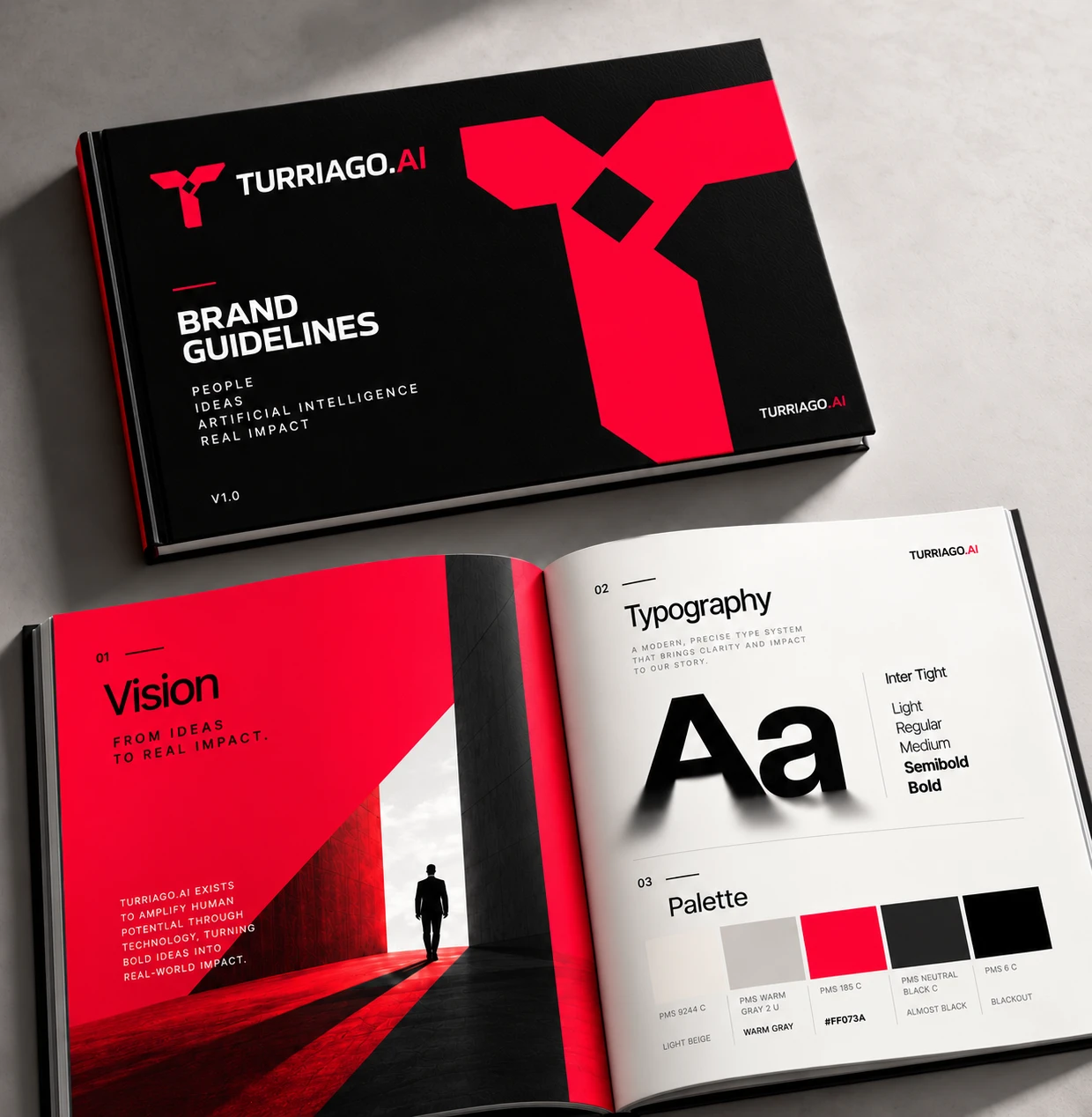 Mockup / Brand guidelines book