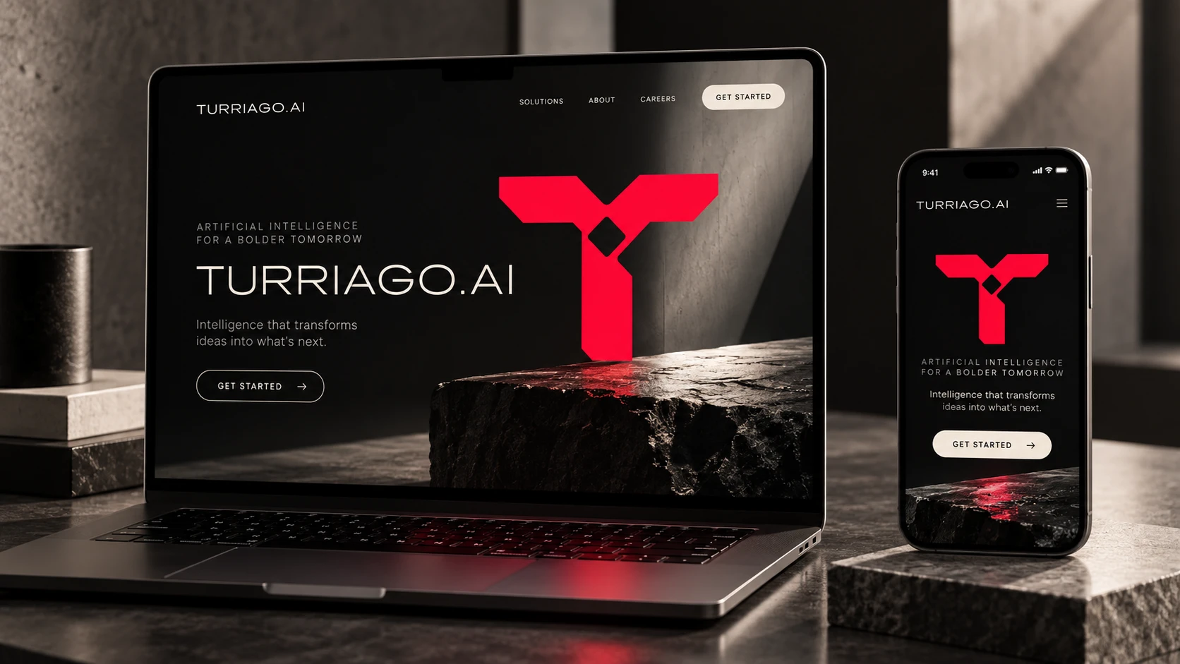 Mockup / Landing page across devices