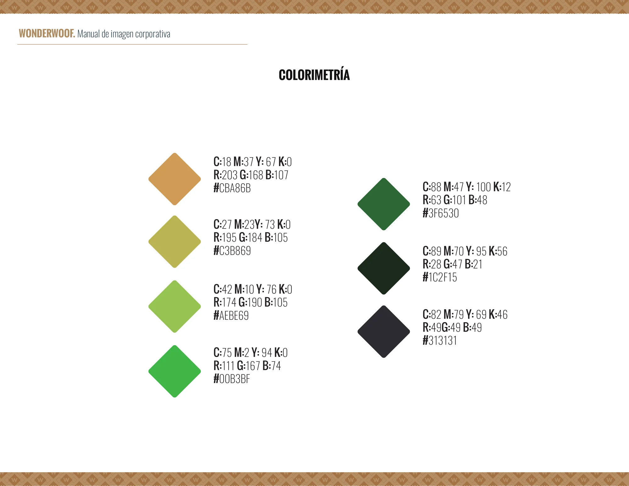 Character color palette