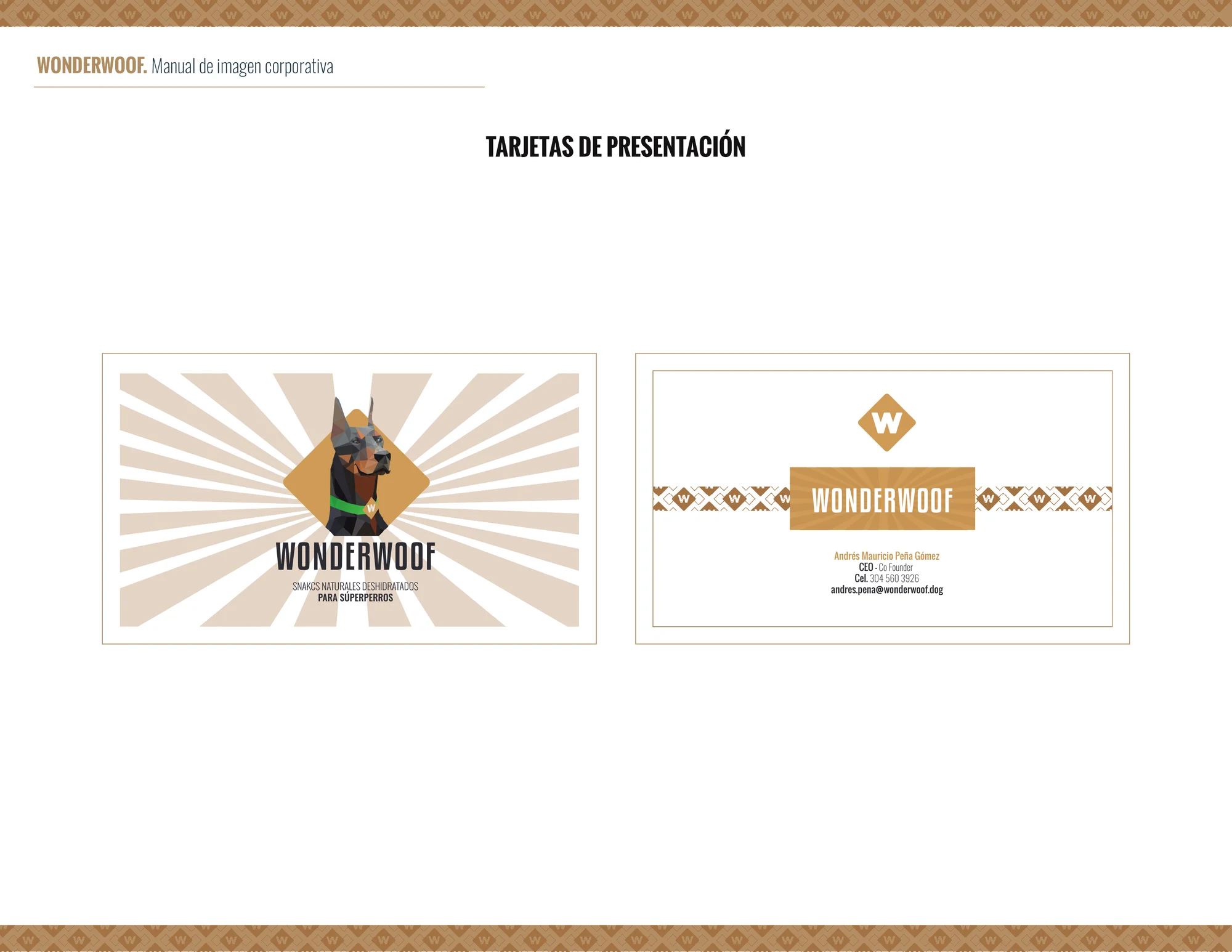 Business-card artwork